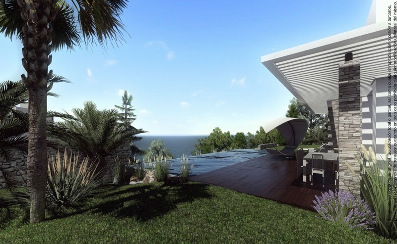 Moderne villa's met uitzicht op zee dicht bij Benalmadena Pueblo